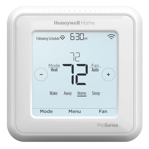 Honeywell TH6220WF2006/U Lyric T6 Pro Wi-Fi Programmable Thermostat with Stages Up to 2 Heat/1 Cool Heat Pump or 2 Heat/2 Cool Conventional (Renewed)