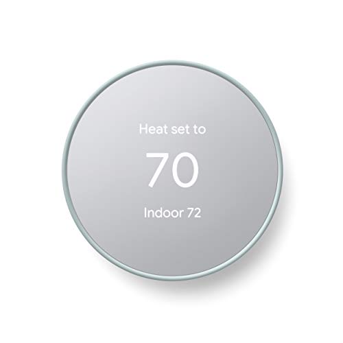 Google Nest Smart Thermostat for Home, Programmable WIFI Thermostat - Fog (Renewed)