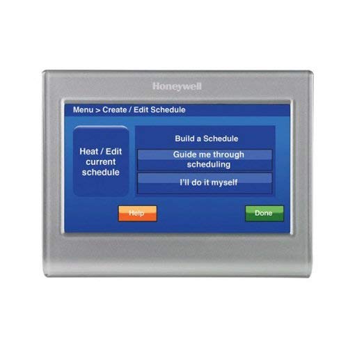 Honeywell TH9320WF5003 WiFi 9000 Color Touchscreen Thermostat, Works with Alexa, Needs 'C' Wire (Renewed)