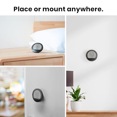 degrii Remote Thermostat with PIR Motion Detector, Battery Display, Works with Degrii Smart Thermostat for Home