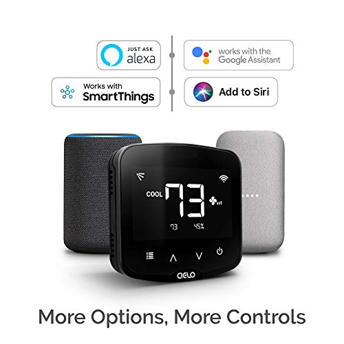 Breez Plus | Smart Air Conditioner Controller | WiFi Thermostat for Mini-Split, Window, Portable ACS | Alexa, Google, Siri Shortcuts, SmartThings, IFTTT | Free App | Inbuilt Temp/Humidity Sensors