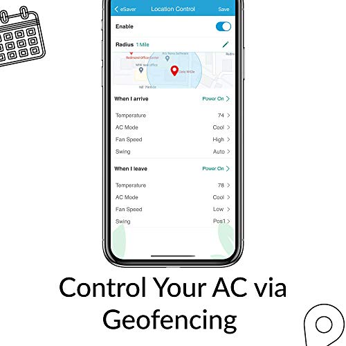 Breez Plus | Smart Air Conditioner Controller | WiFi Thermostat for Mini-Split, Window, Portable ACS | Alexa, Google, Siri Shortcuts, SmartThings, IFTTT | Free App | Inbuilt Temp/Humidity Sensors