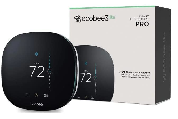 ecobee EB-STATE3LTP-02 Thermostat, Black