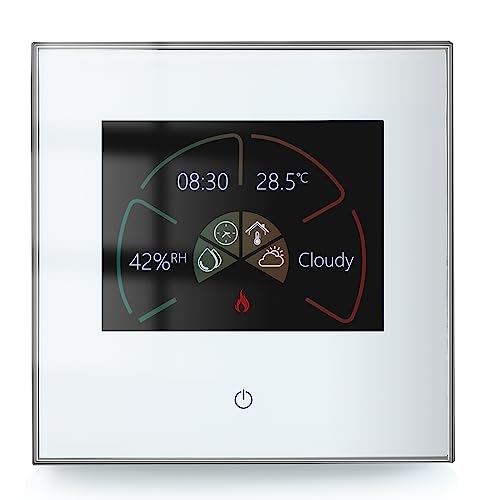 Mastlend WiFi Smart Thermostat Temperature Controller Weekly Programmable Touch Control/Mobile APP/Voice Control Compatible with Alexa/Google Home, for Water/Gas Boiler 5A