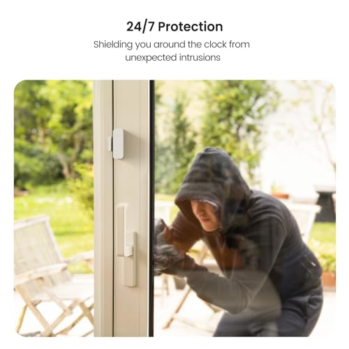 TREATLIFE WiFi Smart Door Sensor 3 Pack, 2.4GHz Window Alarm Sensor, Wireless Contact Sensor for Home Security, Smart Home Devices Compatible with Alexa and Google Assistant
