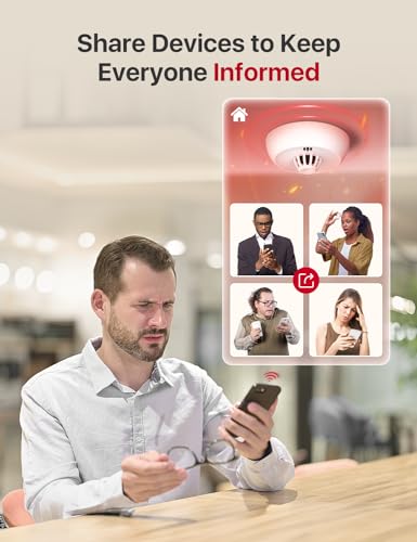 X-Sense Smart Heat Alarm XH02-M with 10-Year Sealed Battery, an Accessory for FS31 or FS51 Smoke Alarm Kit, Model XH02-M, Single Pack