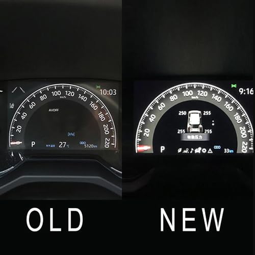 HIGH FLYING for Toyota Rav4 2019-2024 Smart Car TPMS Tyre Pressure Monitoring System Digital LCD Dash Board Display Auto Security Alarm