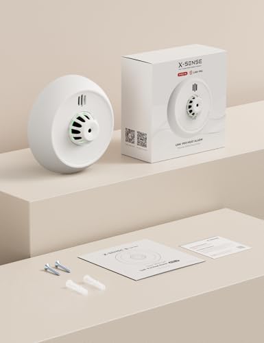 X-Sense Smart Heat Alarm XH02-M with 10-Year Sealed Battery, an Accessory for FS31 or FS51 Smoke Alarm Kit, Model XH02-M, Single Pack