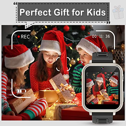 Phyulls Smart Watch for Kids with 24 Puzzle Games Camera Video Recorder Music Alarm Calculator Calendar Flashlight Pedometer Birthday Gift for 3-12 Year Old Boys and Girls