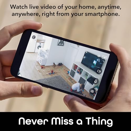 Geeni Aware 1080p HD Smart Camera – Indoor Home Security Camera – No Hub Required – Motion Detection Camera – Smart Camera Works with Amazon Alexa and Google Home, Requires 2.4 GHz Wi-Fi