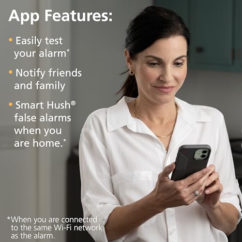 Kidde Smart Smoke & Carbon Monoxide Detector, WiFi, Alexa Compatible Device, Hardwired w/Battery Backup, Voice & App Alerts