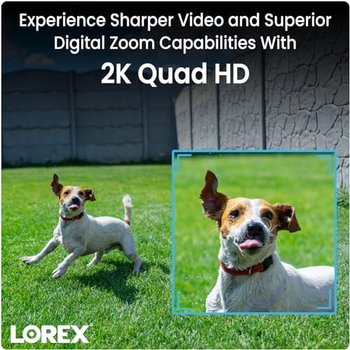 Lorex Smart Indoor Pan/Tilt Wi-Fi Security Camera with Person Detection, Two-Way Audio, and Smart Home Voice Control (2K Indoor)
