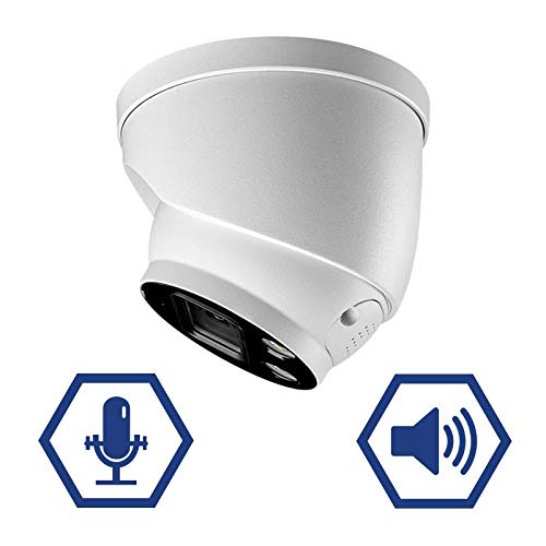 Lorex 4K Ultra HD Smart Deterrence Indoor/Outdoor IP Metal Dome Security Add-On Camera with Smart Motion Detection Plus | Two-Way Talk audio (REQUIRES RECORDER)