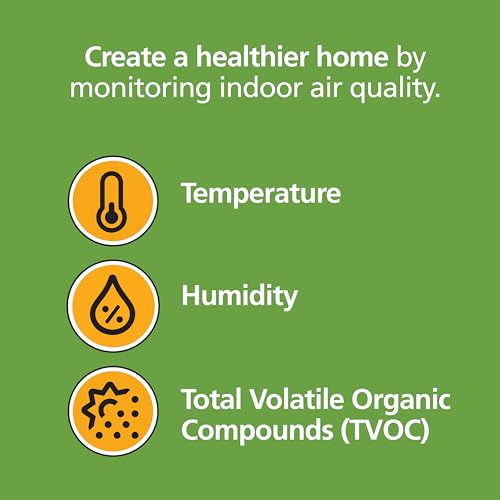 Kidde Smart Smoke & Carbon Monoxide Detector & Indoor Air Quality Monitor, WiFi, Alexa Compatible Device, Hardwired w/Battery Backup, Voice & App Alerts