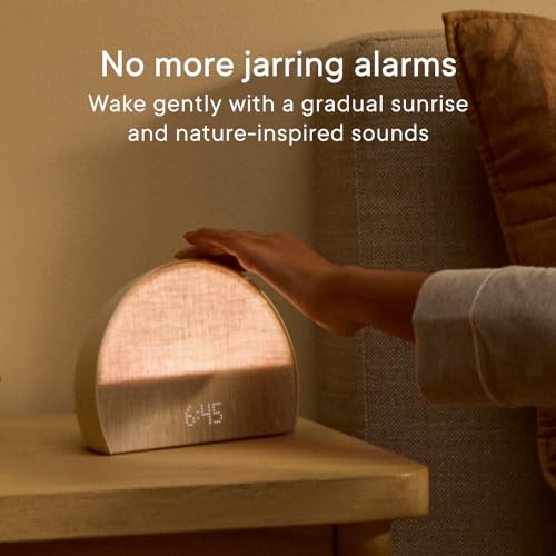 Hatch Restore 2 Sunrise Alarm Clock, Sound Machine, Smart Light (Putty) ー Your Smart Sleep Clock, White Noise, Customizable Sleep Routines for Adults, Unwind Gently, Dimmable Clock, Wake Up Energized