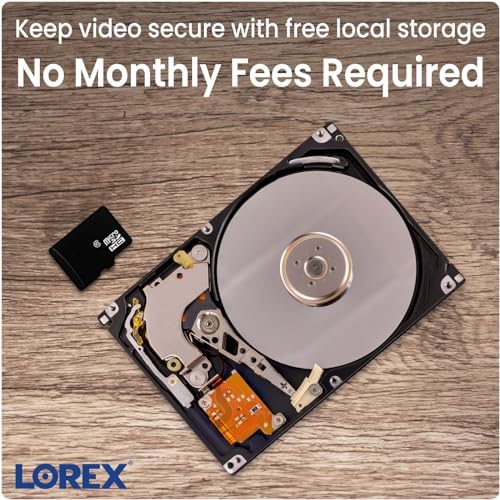 Lorex Smart Indoor Pan/Tilt Wi-Fi Security Camera with Person Detection, Two-Way Audio, and Smart Home Voice Control (2K Indoor)