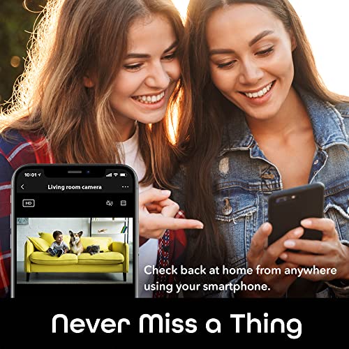 Geeni Look Indoor Smart Home Security Camera - 720P HD Video, Wireless WiFi 2-Way Audio, Motion Alert Phone App, Compatible with Alexa, Google Home