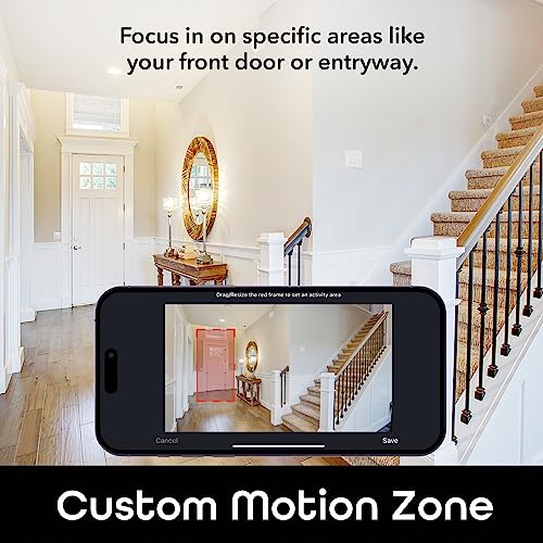Geeni Insight Smart Security Camera for Home - 2K Quad HD, Wi-Fi, Motion Detection, Night Vision, Two-Way Audio - Baby Monitor, Cloud & SD Card Storage, Compatible with Alexa & Google Home