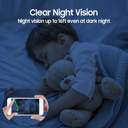 2K Indoor Security Camera, NGTeco Home Surveillance Cam with Motion Detection, Night Vision, Privacy Shield for Dog, Cat, Baby, Plug-in 3MP HD Small WiFi Cam Compatible with Alexa