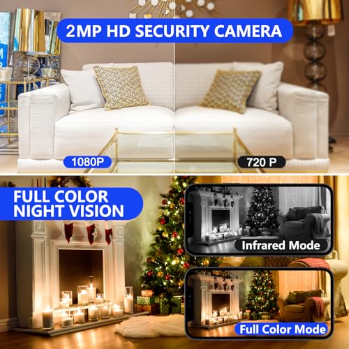 5G Light Bulb Security Camera Wifi Dual Band ,360 degree 1080P Security Camera, Wireless Indoor Camera Full Color,Smart Dome Camera with Auto Tracking, Light Socket Camera Surveillance PTZ Camera
