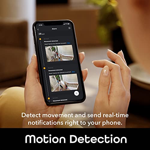 Geeni Vivid Indoor Smart Wi-Fi Camera, 1080p HD Surveillance with 2-Way Talk and Motion Detection, Compatible with Alexa and Google Assistant, No Hub Required (2 Pack)