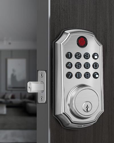 Smart Fingerprint Keyless Front Door Lock