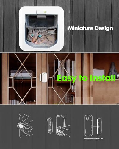 VOCOlinc Door Alarm Magnetic Window Locks Contact Sensor Wireless Smart Doorbell Chime No Hub Required ONLY Works with Apple HomeKit Home Security Bluetooth Low Energy Remote Access
