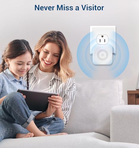 TEEHO Fingerprint Keypad Deadbolt Lock with Wireless Doorbell - Keyless Entry Door Lock for Front Door - Digital Electronic Deadbolt Lock - Secure Code Access, 38 Chimes