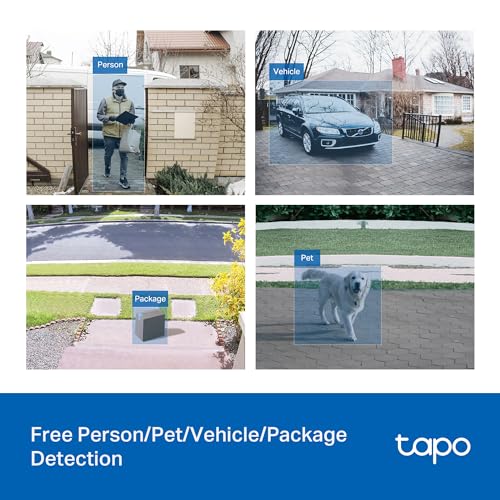 Tapo TP-Link Smart Video Doorbell Camera Wired, 2K 5MP, Color Night Vision, 180° Ultra-Wide FOV, 2-Way Audio, Free AI Detection, Cloud & SD Card Storage, Works w/Alexa & Google Home, D130
