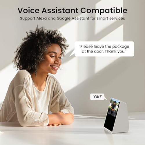 AOSU Doorbell Camera Wireless - Head-to-Toe View, Intelligent Package Detection, 2.4G Wi-Fi Video Doorbell with Chime, No Monthly Fees, Smart Human Detection, Works with Alexa and Google Assistant