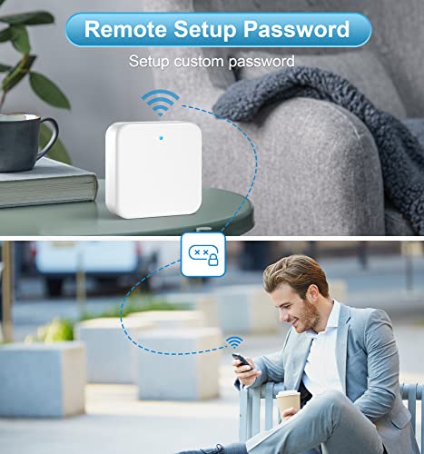 Veise G2 Gateway, Smart Lock WiFi Gateway, Paired with Smart Door Lock to Realize APP Remote Control, Compatible with DD Lock APP and TT Lock APP