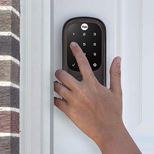 Yale Assure Lock, Oil Rubbed Bronze Wi-Fi Connected Smart Lock with Back-Up Key and Digital Touchscreen Keypad for Combination Input, ‎YRD226-CBA-0BP