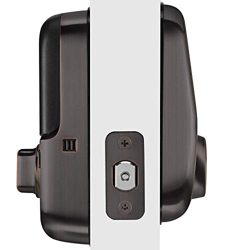 Yale Assure Lock, Oil Rubbed Bronze Wi-Fi Connected Smart Lock with Back-Up Key and Digital Touchscreen Keypad for Combination Input, ‎YRD226-CBA-0BP