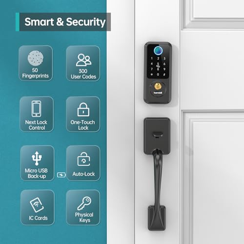 Hornbill Smart Lock with Keyless Entry Handle