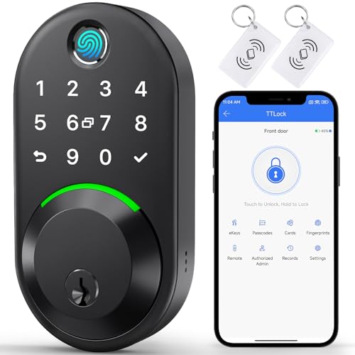 Keyless Fingerprint Smart Deadbolt Door Lock