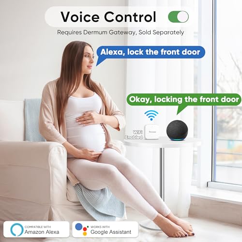 Fingerprint Smart Lock with Code Passcode (Silver)