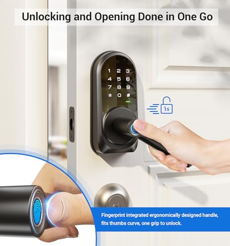 Veise Keyless Smart Lock with Fingerprint Access