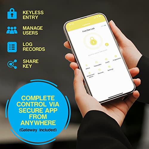 LOCKSTAR® Smart Keyless Door Lock with Multiple Entry Options