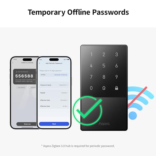 Aqara U50 Smart Lock - Keyless Bluetooth Entry