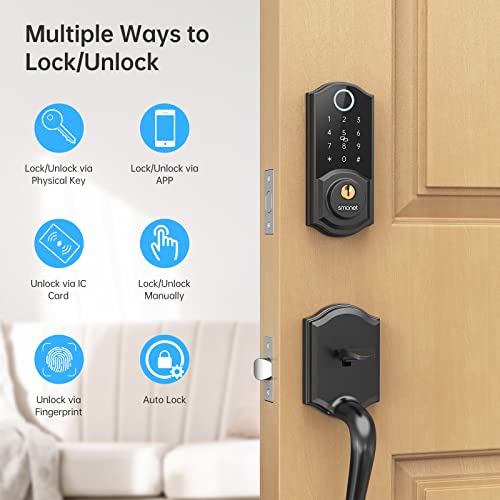 SMONET Fingerprint Smart Lock for Front Door