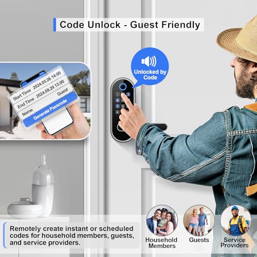 Fingerprint Smart Lock with Keypad Entry