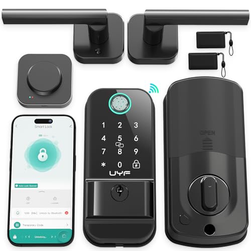 Smart Fingerprint Door Lock with Bluetooth & Alexa