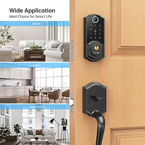 SMONET Fingerprint Smart Lock for Front Door