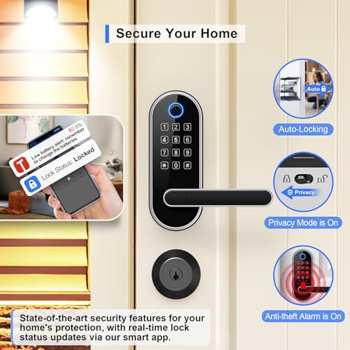 Fingerprint Smart Lock with Keypad Entry