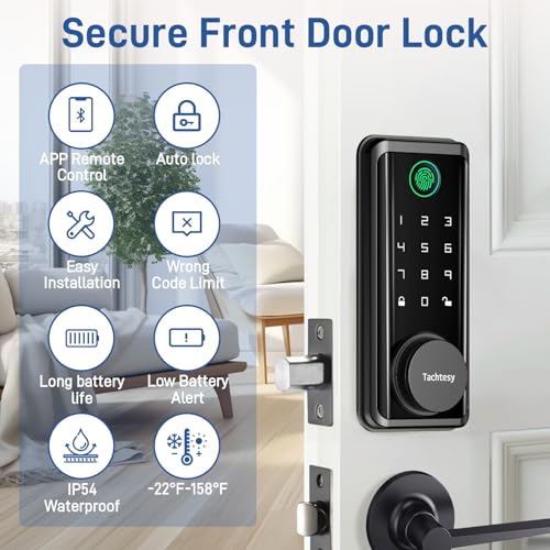 Keyless Smart Lock with Fingerprint and Code Access