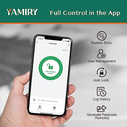 Yamiry Smart Keyless Entry Fingerprint Door Lock