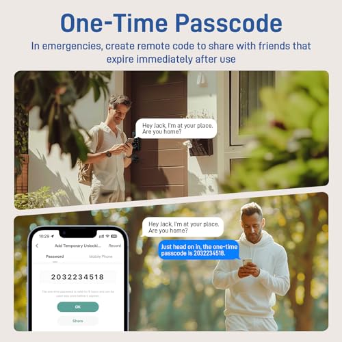 Keyless Smart Lock with Fingerprint and Code Access