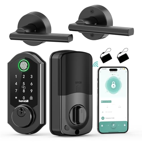 Hornbill WiFi Fingerprint Smart Lock with Keypad