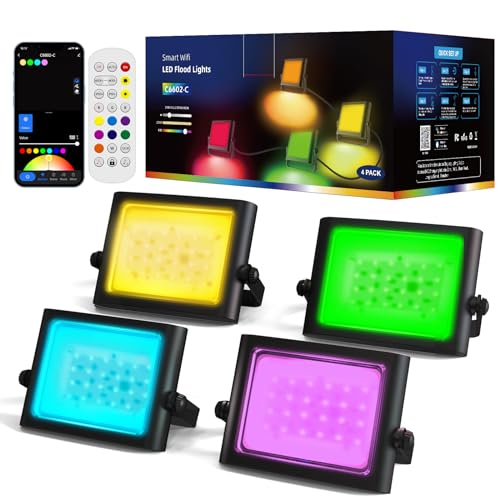 APPECK RGB Smart LED Flood Light with App Control