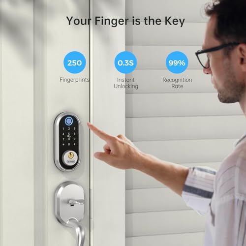 SMONET Fingerprint Smart Deadbolt with Keypad